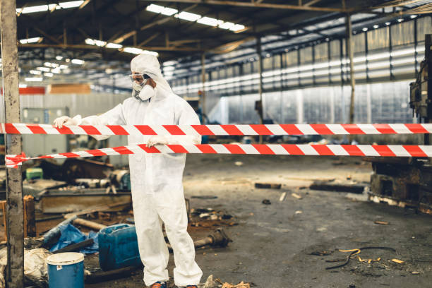 Professional Biohazard technician working in Buena, NJ